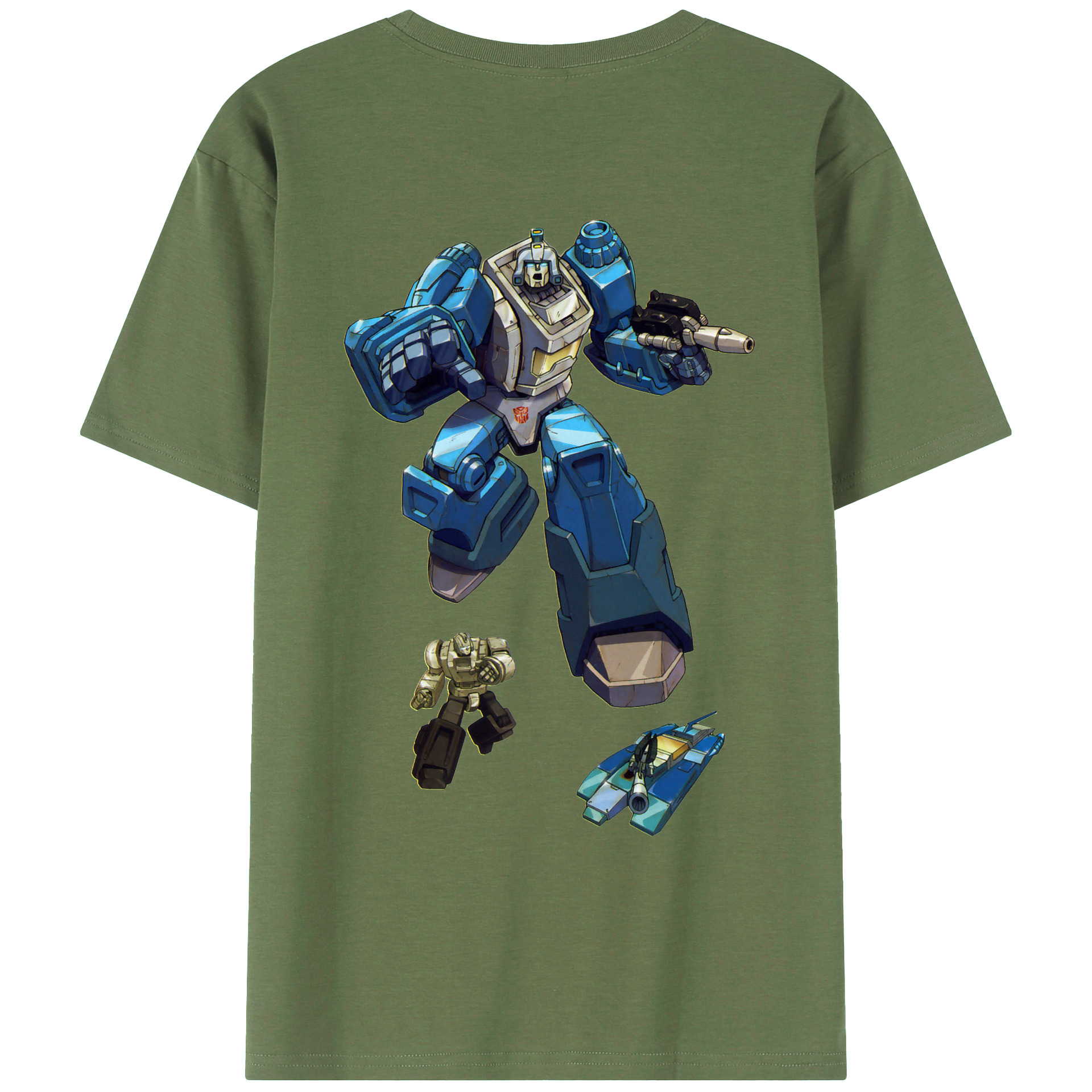 （画像用）  綿100％ メンズ半袖Tシャツ（バックプリント） 通気性